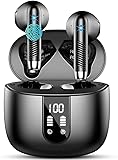 Drsaec Bluetooth 5.4 Kopfhörer, 6D Tiefer Bass In Ear Kopfhörer Kabellos Bluetooth 2026 Neu Kabellose Kopfhörer mit 4 ENC Mic, 56 Std Noise Cancelling Ear Buds, USB-C, IP7 Wasserdicht Sport Ohrhörer