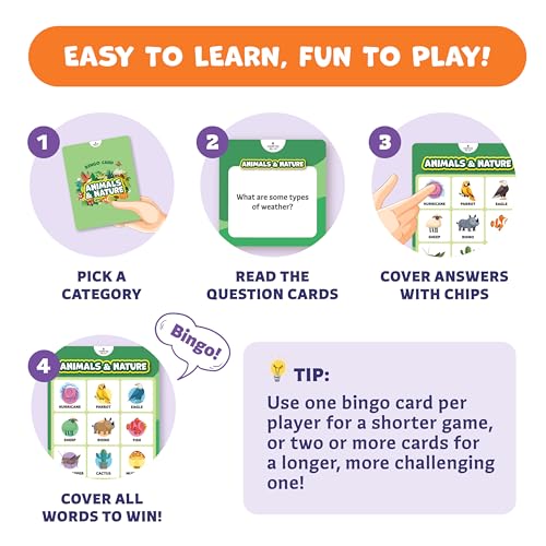 Clever Fox Bingo juego para niños 4-8 años miniatura 3
