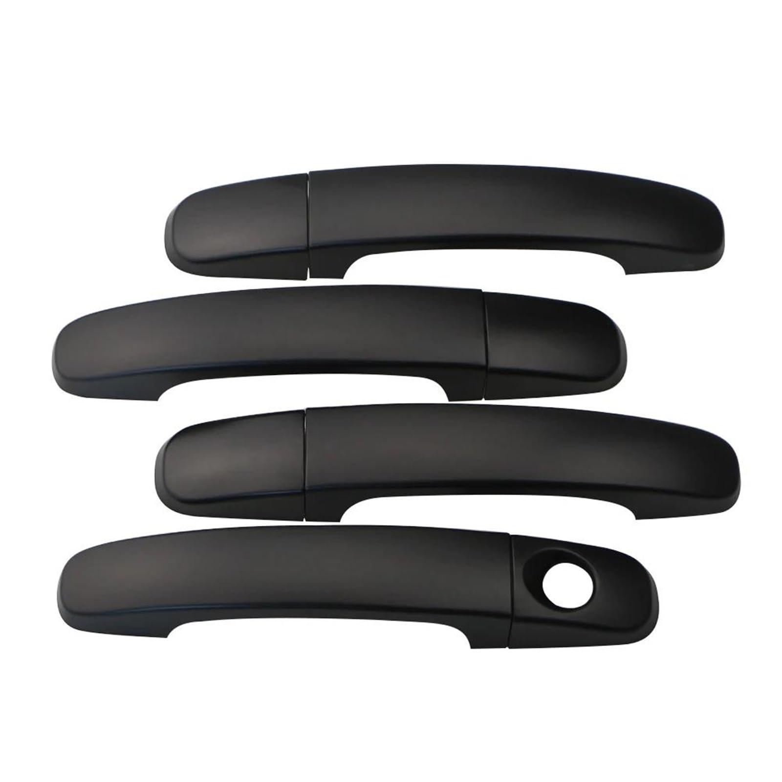 Dtasmbd Black 2 Exterior Side Door Handle Protective Covers Car Exterior Door Handle Cover Trim For Ranger For Everest For Endeavour 2015-2022 Protection Covers Auto(Black 2)