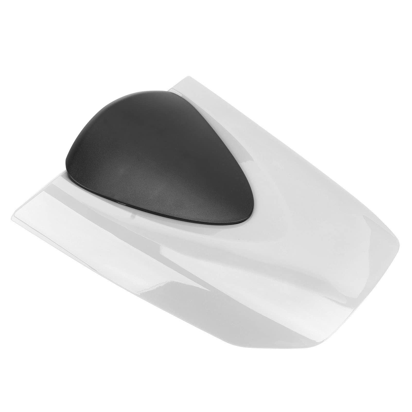Ajuste Trasero de Repuesto para Carenado de Asiento Cubierta de Carenado Duradera para Pasajero de Motocicleta para CBR600RR 2007-2019, Material ABS Resistente a los Arañazos (WHITE)