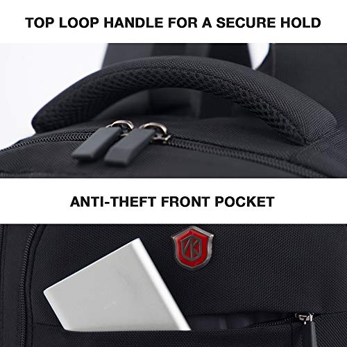 Laptop-Backpack-Travel-Computer-Bag-Anti-theft-College-Bookbag-156in-Black