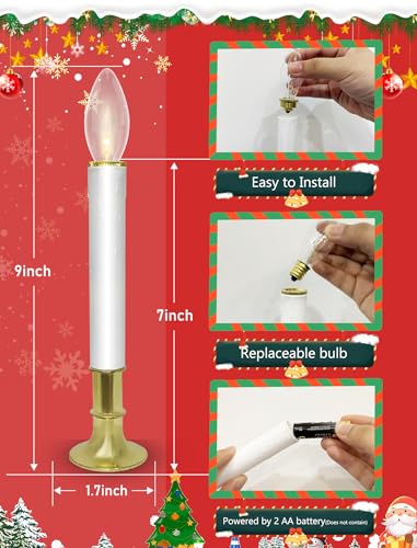 Bougies sans flamme de Noël pour éviter les risques de feu - 2