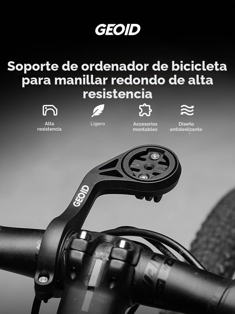 Ciclocomputador GPS GEOID CC600 con Soporte de Manillar extendido