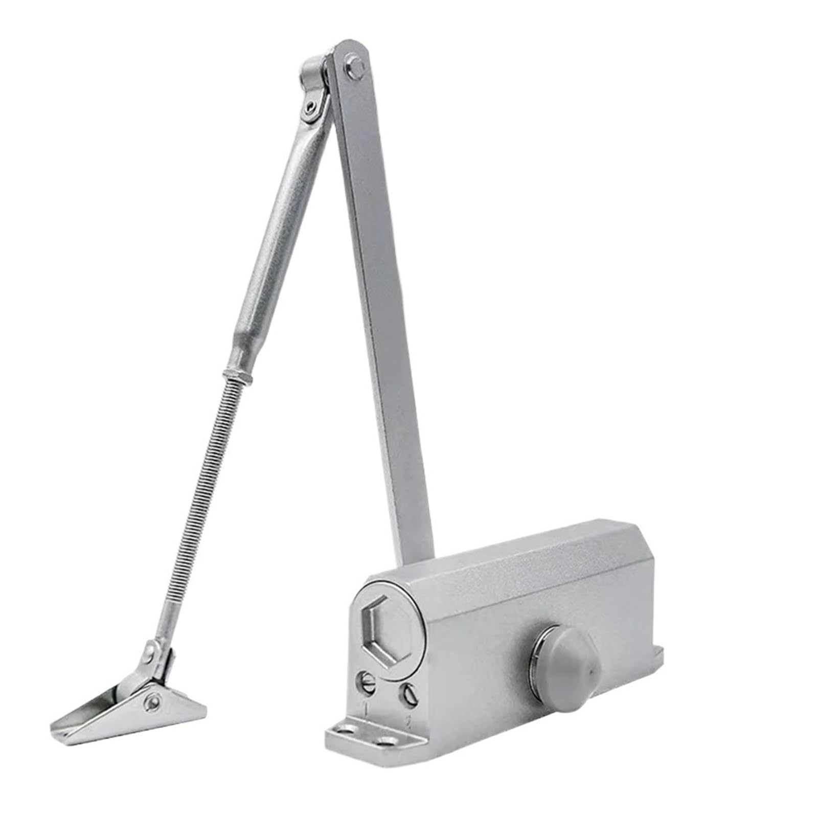 Chiudiporta automatico con buffer idraulico a molla in metallo nascosto | Hardware a chiusura automatica durevole adatto for più interni(25-45KG)