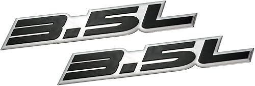 Placa de identificación con emblema de aluminio real en relieve negro sobre plata altamente pulida, compatible con Dodge Chrysler, Ford Pontiac disponible en Yaxa Colombia