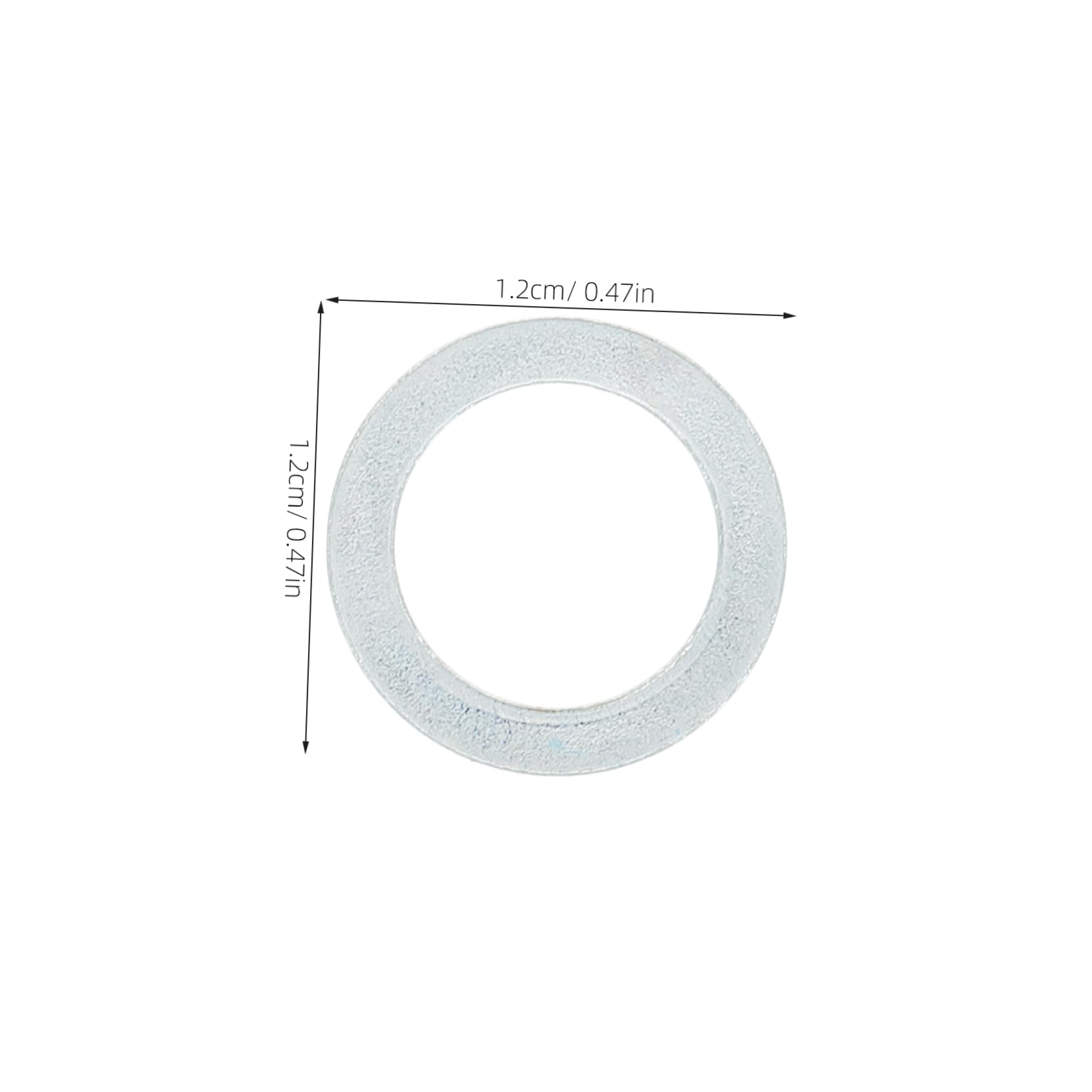 BESTonZON Skateboard Axle Spacers 100pcs Metal Washers Skateboard Bottom Support Fasteners for High-end Performance