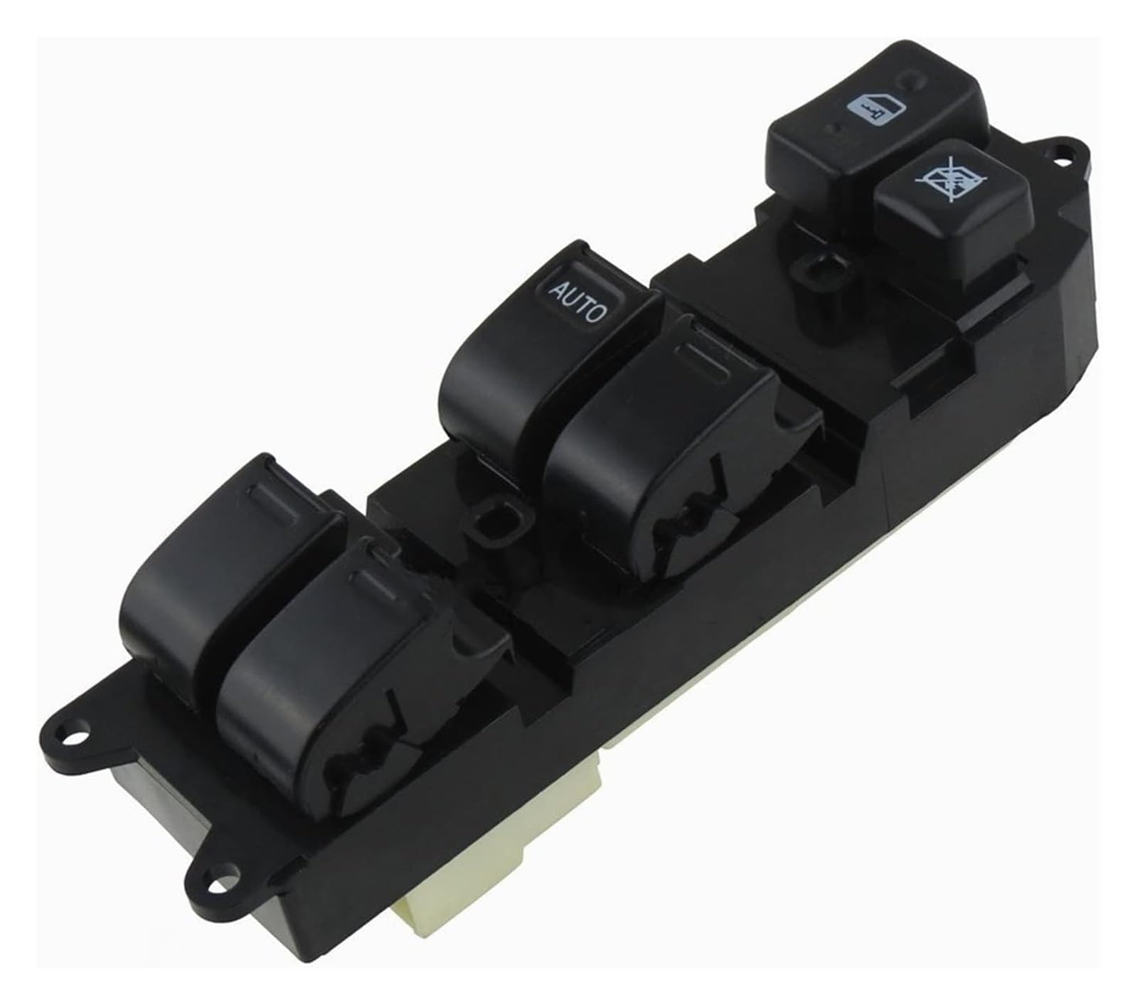 Bouton commande fenêtre robuste boîtier ABS noir bouton commutation vitre électrique - 4