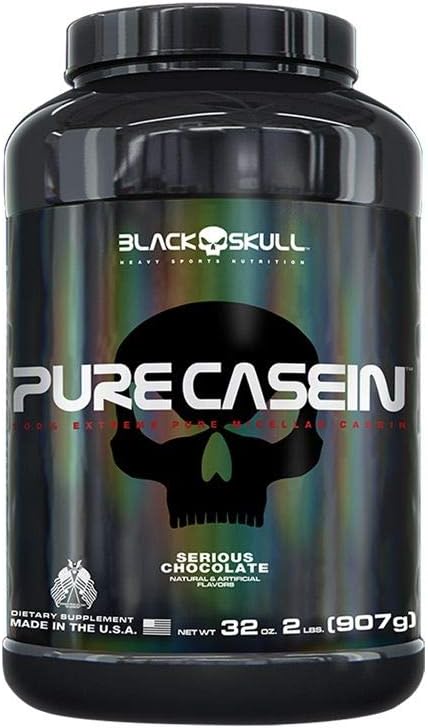 Pure Casein Black Skull