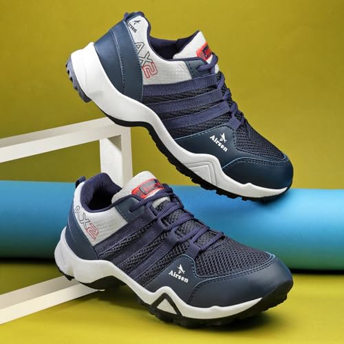Image of AIRSON VELFIRE Sports Shoes for Men | Running, Walking, Gym Shoes | Lightweight and Comfortable | Casual Shoes for Men | Ideal for Gents & Boys