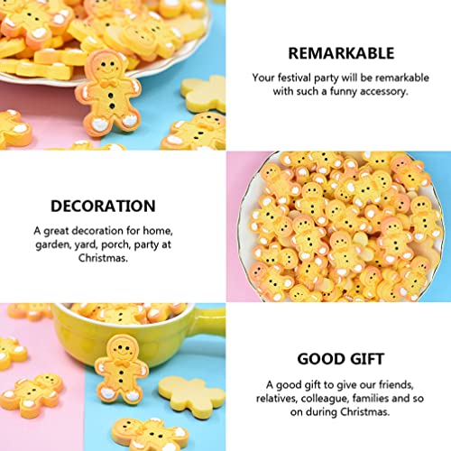 TOYANDONA 40pcs Christmas Mini Gingerbread Man Cutouts - Image 4