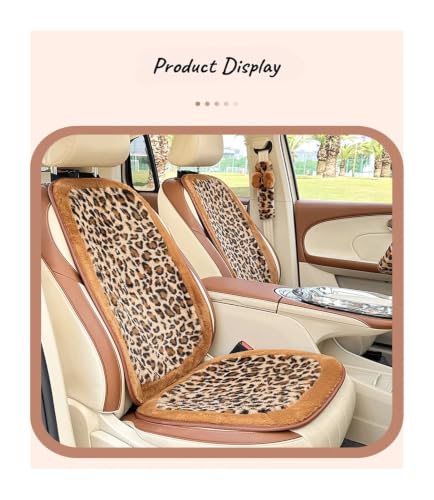 Coussin de siège voiture léopard protecteur doux auto - 6