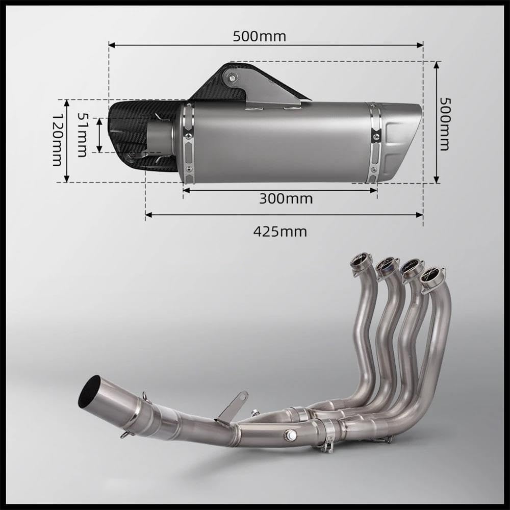 MT-10／R1 2015-2021用 ステンレス中間パイプ 高耐久＆性能アップ MT-10/R1 2015-21用 ステンレス中間パイプ 高耐久 バイク
