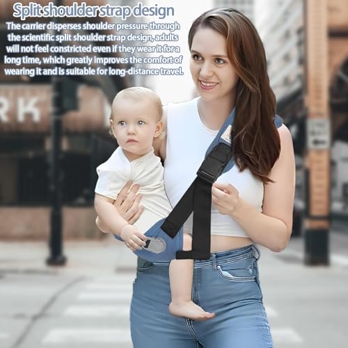 Kleinkind Trage Für Säuglinge, Kleinkind Trage Einstellbar, Ergonomisch Toddler Carrier, Babytrage Carrier, Leichte Babytrage, Tragegurt Baby, für 6 Monaten bis 42 Monaten, bis zu 50 Pfund hält – Bild 7