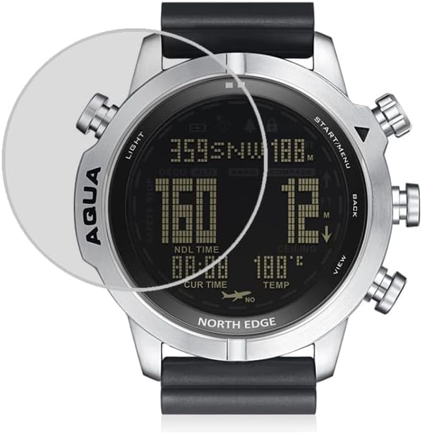 JANX screen protector for NORTH EDGE AQUA watch -Scuba diver smartwatch