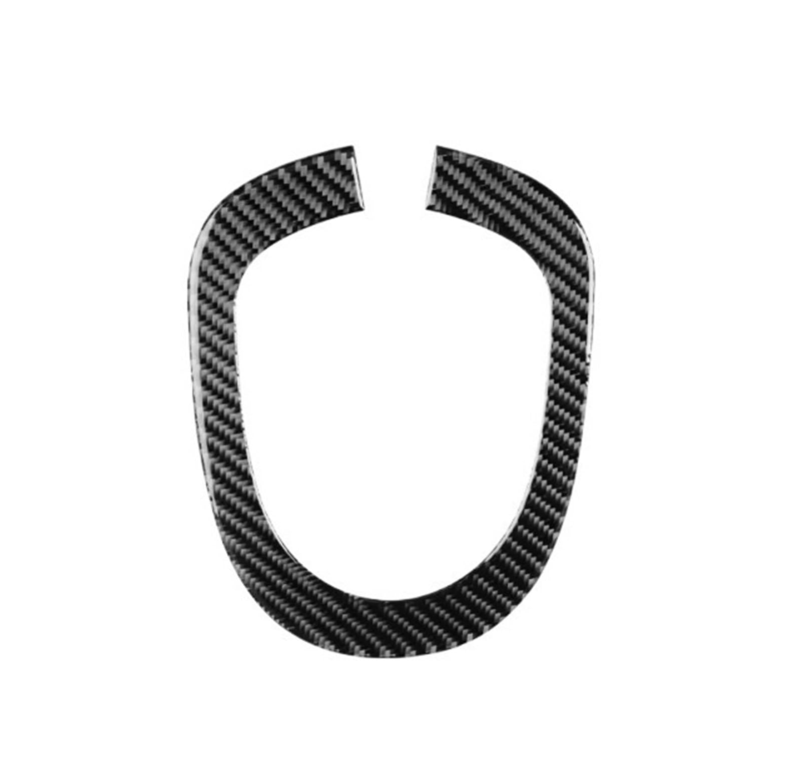 Interior Styling Sticker Carbon Fiber Car Gear Shift Panel Sticker for Toyota for Yaris 2006 2007 2008 2009 2010 2011 LHD RHD Accessories Decoration(Black Outer)