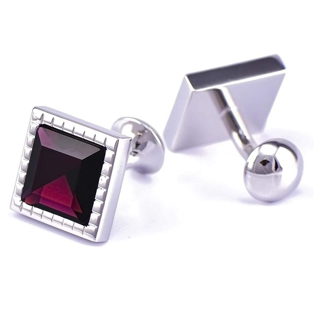 S&amp;W Wedding Cufflinks for Men Cuffs with Gift Box Business for Tuxedo Shirt