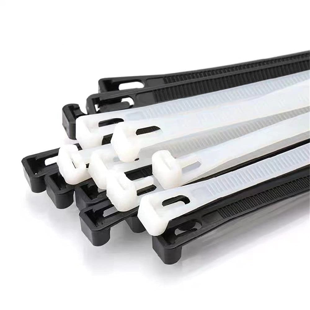 Bridas De Cable,Bridas De Cable De Nylon Reutiliza Bridas de Nailon desprendibles, Bridas for Cables, Bridas de plástico Reutilizables, Bridas de plástico for Embalaje(8x250)