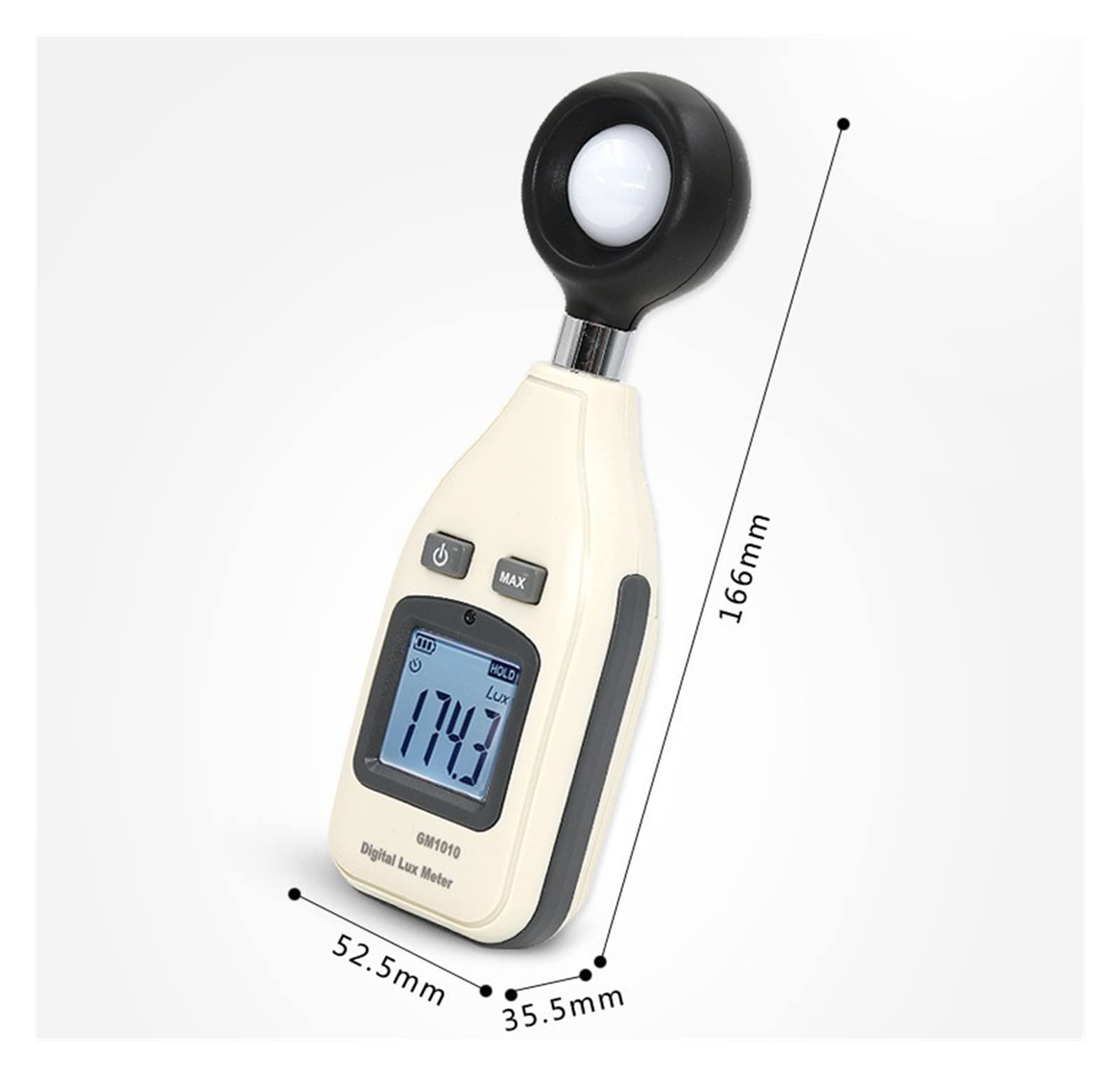 Medidor de iluminancia, un Sensor de índice de Ultravioleta Digital de Mano, fotómetro de precisión, fotómetro, medidor de Brillo, medidor de Brillo, medidor de energía Solar