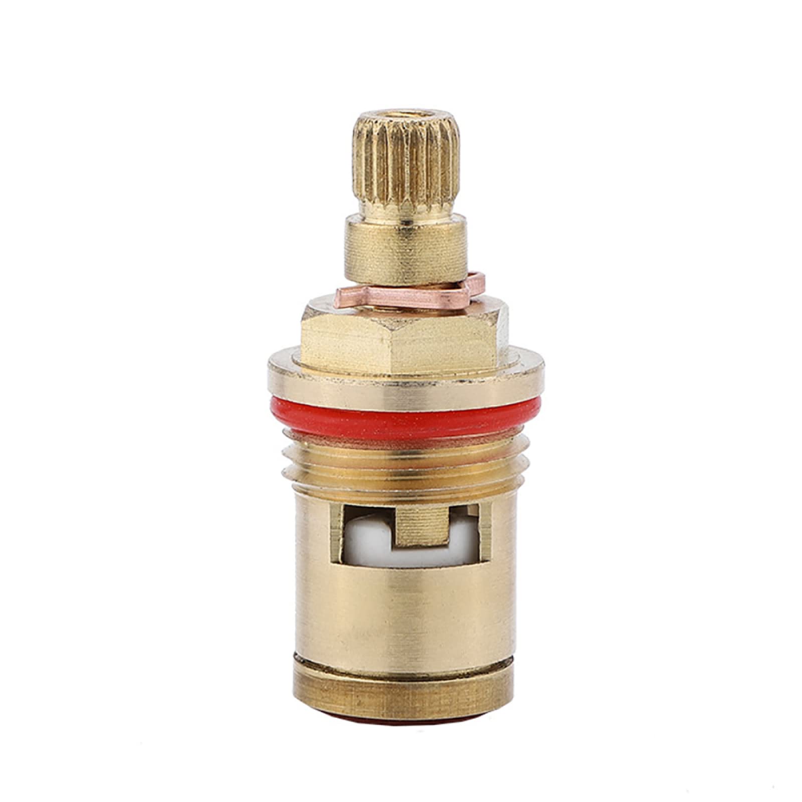 tap Cartridge， Brass Ceramic Stem Disc Cartridges Replacement 20 Spline Tap Cartridge Valve BSP 3/4"