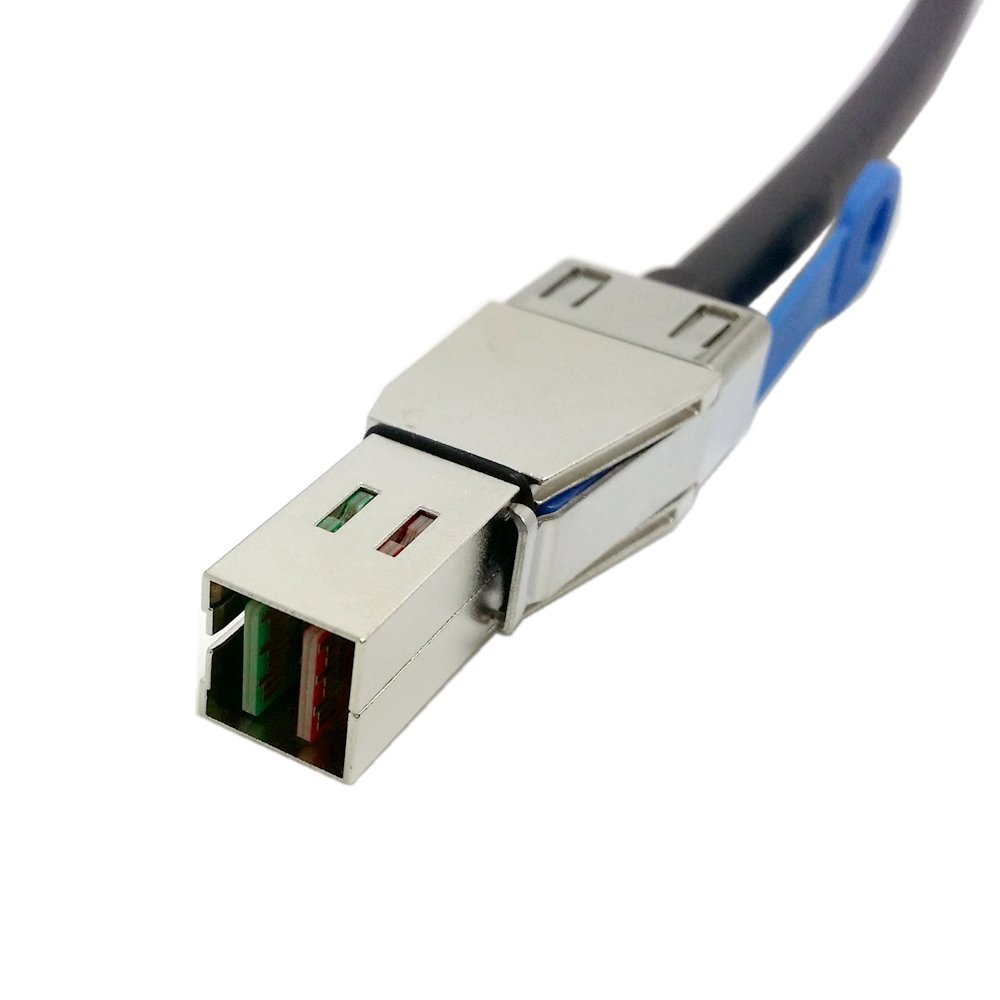 cablecc Câble externe Mini-SAS 4X SFF-8088 vers Mini-SAS haute densité HD SFF-8644 pour serveur de données RAID 50 cm