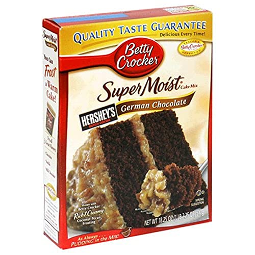 Image of Betty Crocker Cake Mix German Chocolate, 18.2500-Ounce Boxes (Pack of 12)