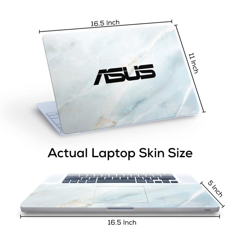 Image of Galaxsia Asus D52 Full Vinyl Laptop Skin /Sticker /Cover for 17 to 17.3 Inches Laptops Laminated-Removable-HD Quality Compatible for Hp-Dell-Sony-Lenovo-Asus etc.(16.5x11 Inches)