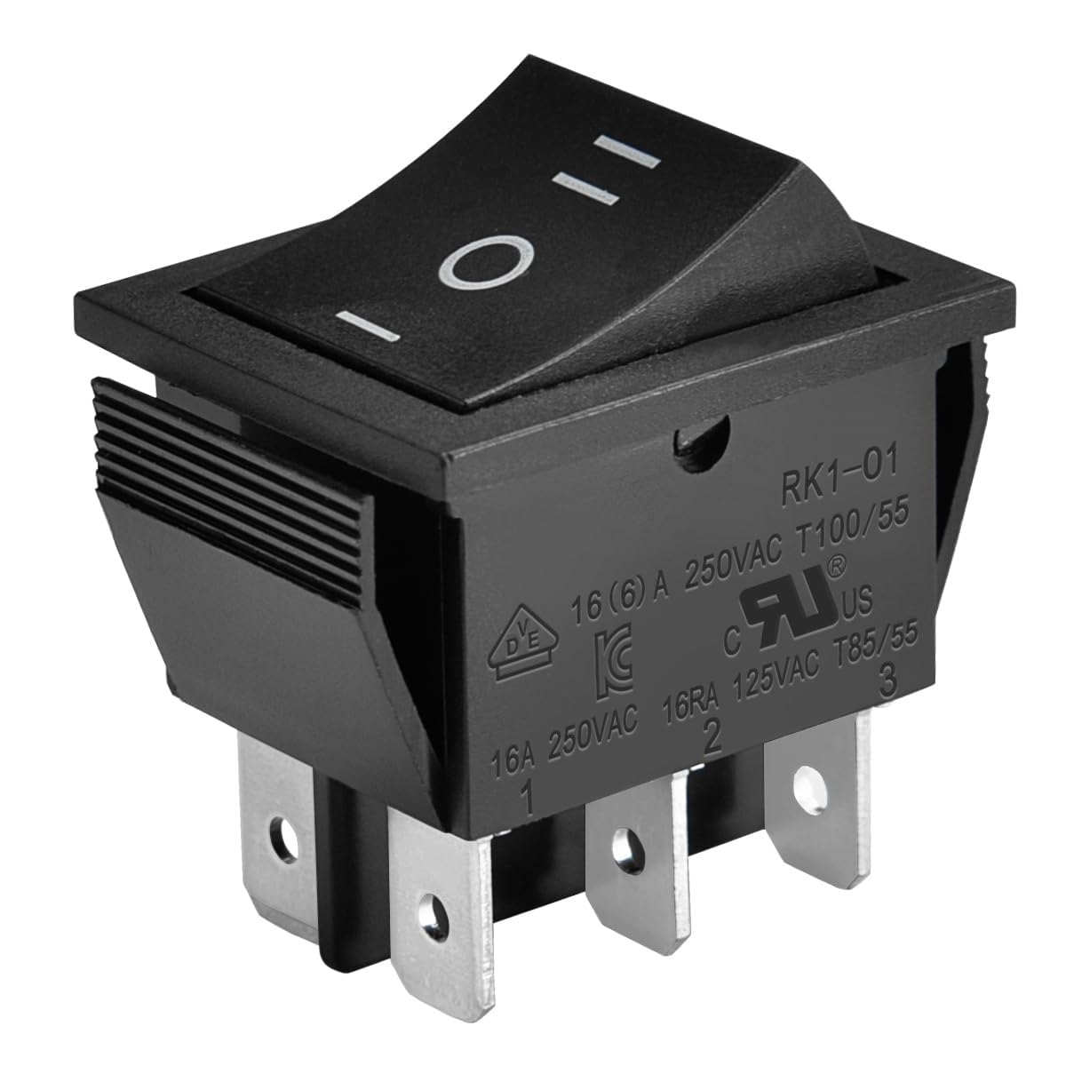 Interruptor Basculante DPDT ON/OFF/ON 6 pin, 5 Unidades - imagen 6
