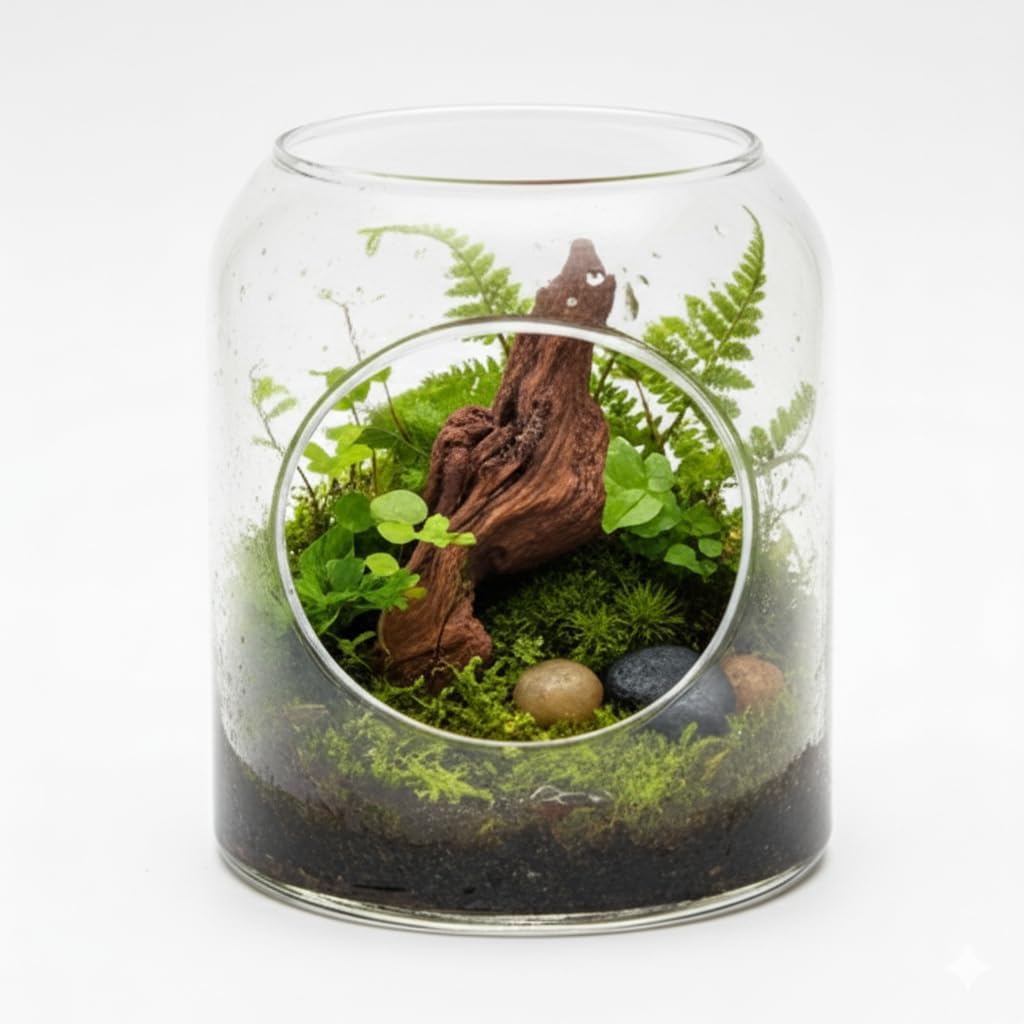 Emours TM - Decorazione per acquario, in legno di derivazione (M/L (20,3-27,9 cm di lunghezza)