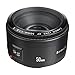 Canon EF 50mm f/1.8 STM Prime Lens Bundle with 49mm Multicoated UV Protective Filter, Microfiber Cleaning Cloth and Accessories (5 Items)
