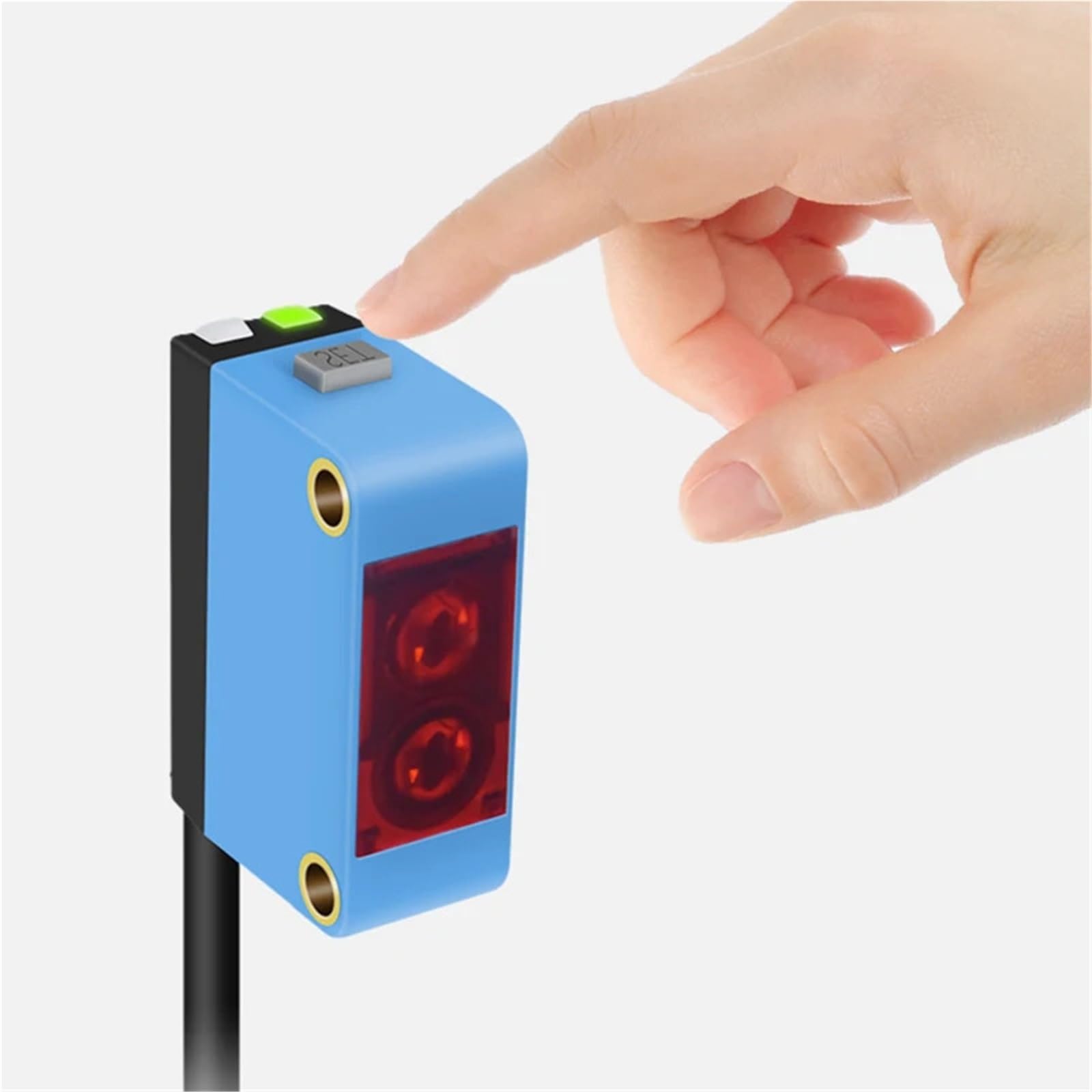 Sensor fotoeléctrico visual Objeto transparente detectado Sensor Anti interferencia de campo magnético