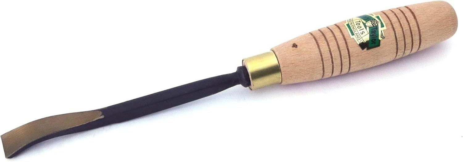 Acorn by Henry Taylor Tools 1/2" (13mm) #4 Back Bent Gouge for Woodcarving