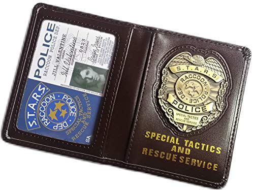 Resident Evil Biohazard S.T.A.R.S RPD Wallet Jill Valentine ID Holder | Chris Leon Wesker Cosplay2