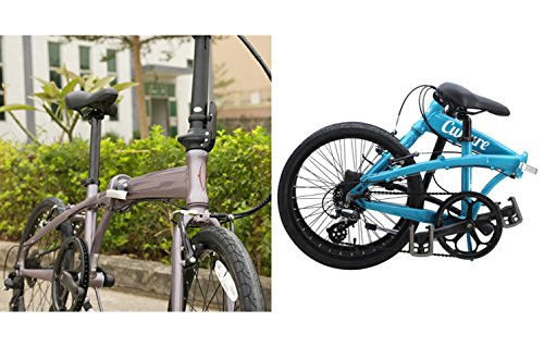 Amazon | 女性の方でも持ち運びも楽々 / 工具要らずの折りたたみ自転車