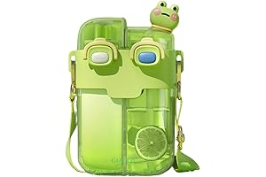 25oz Two-Way Kawaii Water Bottle - Stay Hydrated with Dual Drink Options