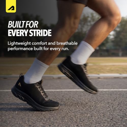 Boldfit Store Boldfit Men's Running Shoes Black - Image 4