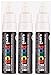 Price comparison product image PC-8KPosca White Paint Marker Pen Broad 8mm Chisel Nib Tip Writes On Any Surface Stone Glass Plastic Fabric Metal Wood (Pack Of 3)