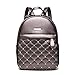 Produktbild SUNQQC Design pu Frauen rucksäcke Schultasche Student Rucksack Damen Frauen Tasche Leder Paket weiblich,Bronze