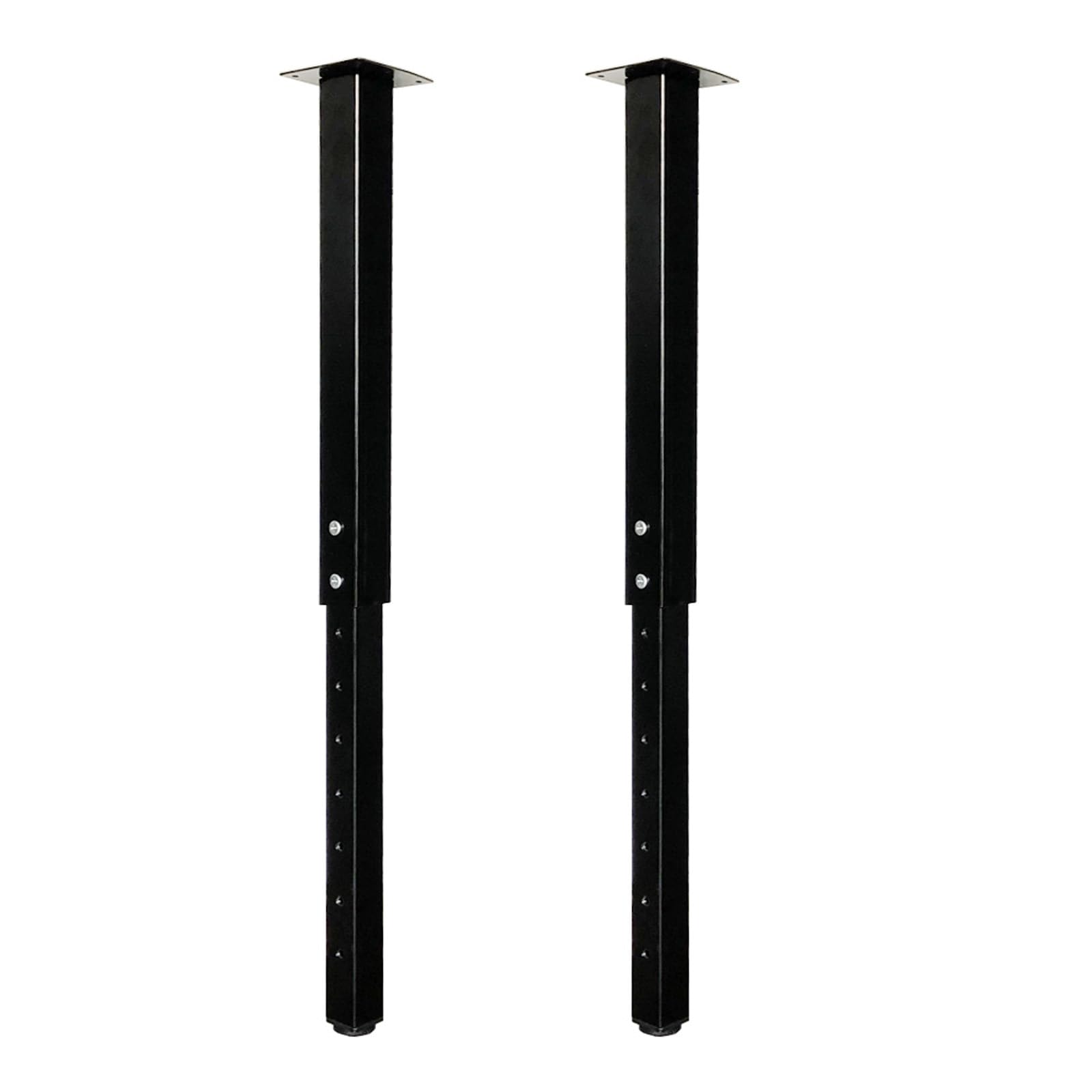 QLLY 24-40 Inch Square Adjustable Metal Table Legs