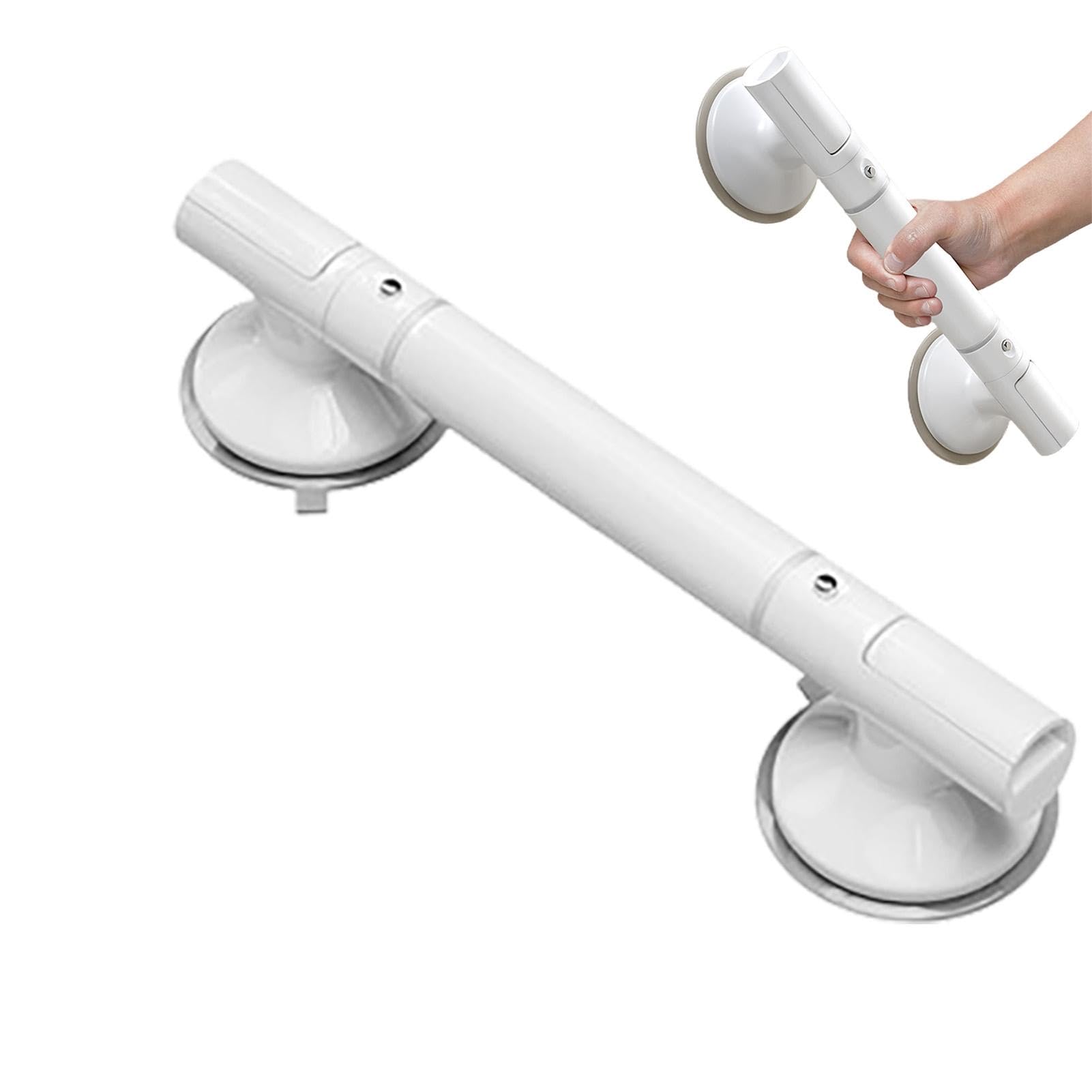 Poignée à ventouse de douche blanche antidérapante pour la sécurité de la salle de bain
