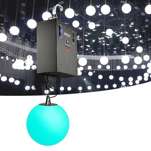 Boule lumineuse LED animation plafond finie la déco de scène vide