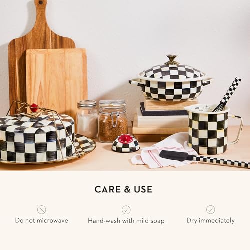 Vaso medidor esmaltado 7 tazas Courtly Check miniatura 5