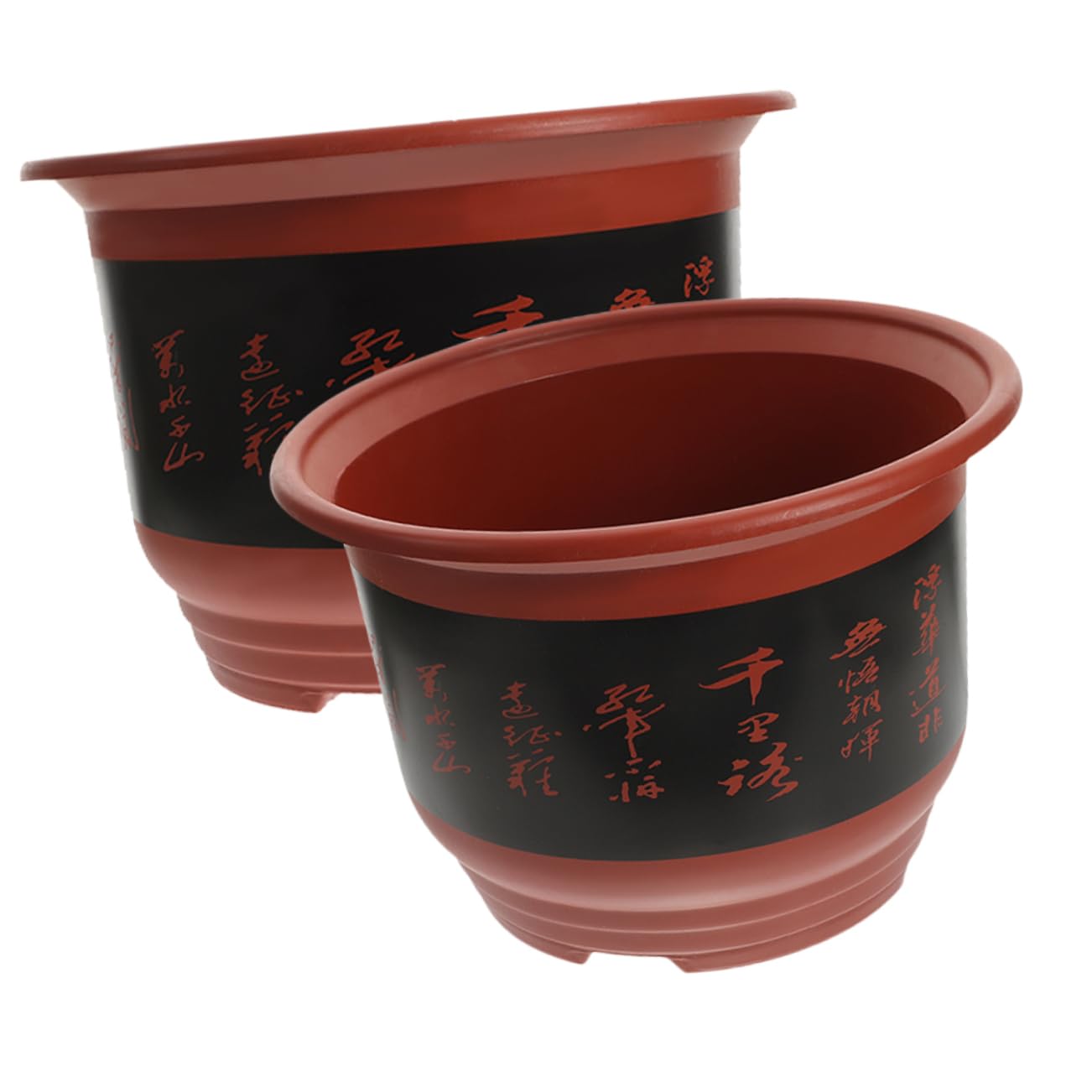 HANABASS 2pièces Pot De Fleurs Plastique Drainage pour Orchidées Pots De Pépinière Jardinière Extérieure Printanière pour Plantes