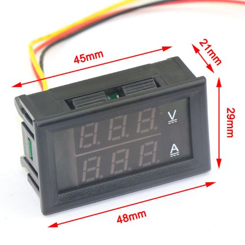 DROK® Digitale voltmetro Tensione Corrente Meter