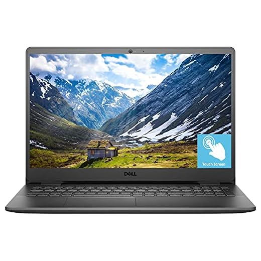 2021 Newest Dell Inspiron 3000 Laptop, 15.6 FHD Touch Display, Intel Core i5-1035G1, 16GB DDR4 RAM, 512GB PCIe SSD, Online Meeting Ready, Webcam, WiFi, HDMI, Bluetooth, Windows 10 Home, Black