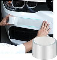 Vista 7 de Ziciner Tira protectora para umbral de puerta de automóvil, protector de borde invisible transparente, película protectora de entrada de puerta