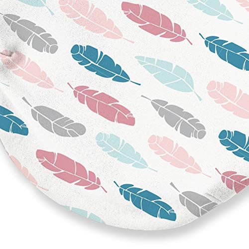Image of SwaddleMe Original Swaddle - Size Large, 3-6 Months, 2-Pack (Feather Stripe)