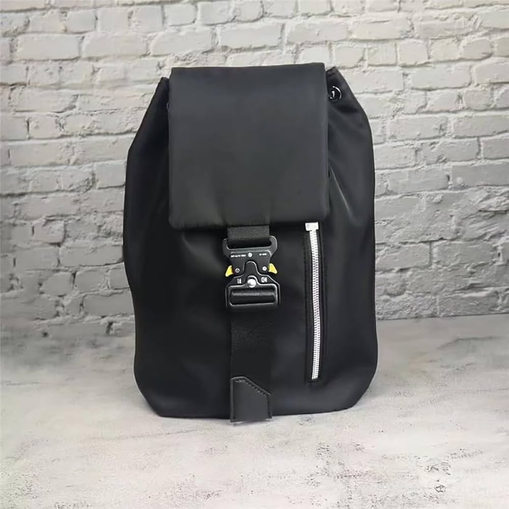 1017 ALYX 9SM Bag Men Women 1:1 Black Buckle Tank Backpacks