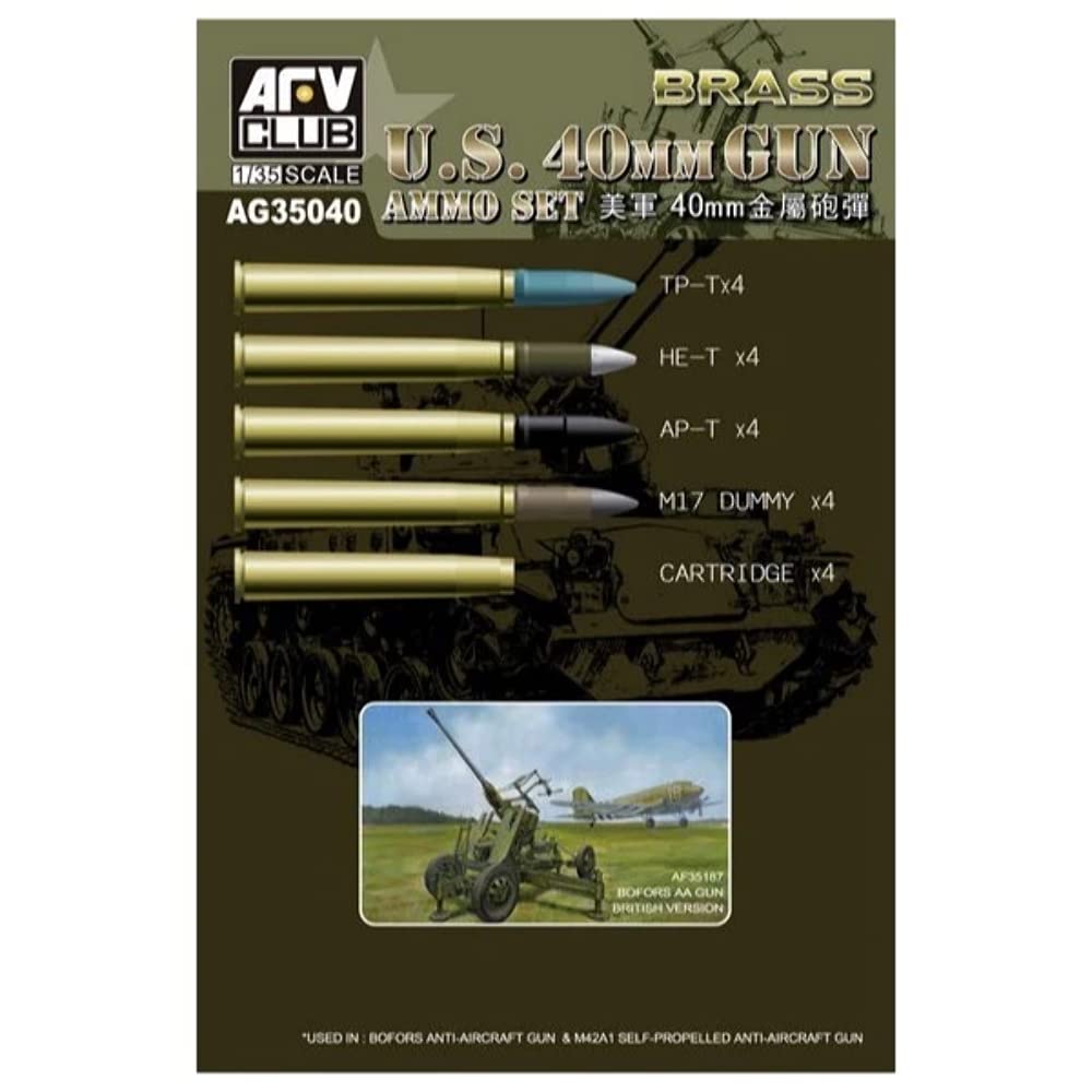 40年代　銅製　90mm砲弾 Amazon | AFVクラブ 1/35 米軍40mm機関銃砲弾セット 砲弾4種