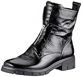 edle stiefeletten schwarz Wechselfussbett ara Damen Dover Stiefelette, SCHWARZ, 38.5 EU