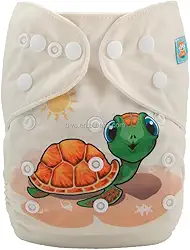 Fralda Ecológica Premium Reutilizável Tartaruguinha - 3kg a 15kg
